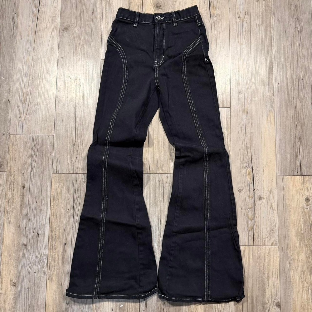Pacsun high waisted flared denim jeans